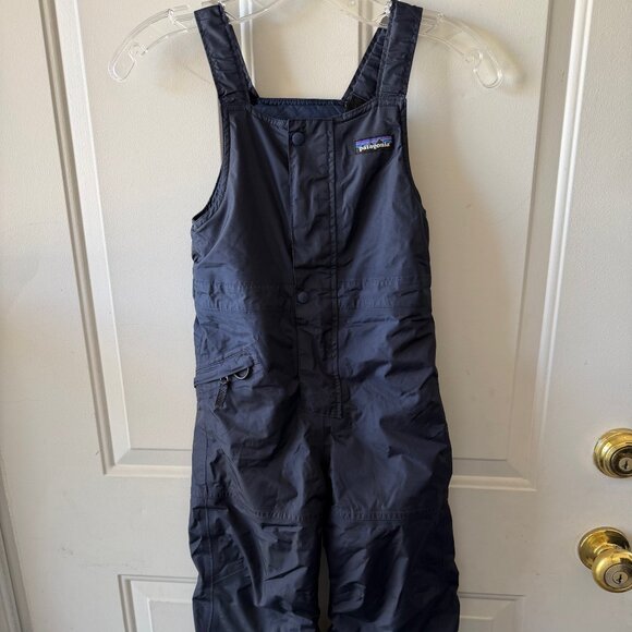 Patagonia Toddler 5T Snow Pile Bibs Winter Navy Blue Boys/ or Girls - Picture 1 of 3